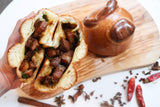 1 Full size vegan piroshkies (feeds 1/2 - 1 persons) - Piroshkion3rd